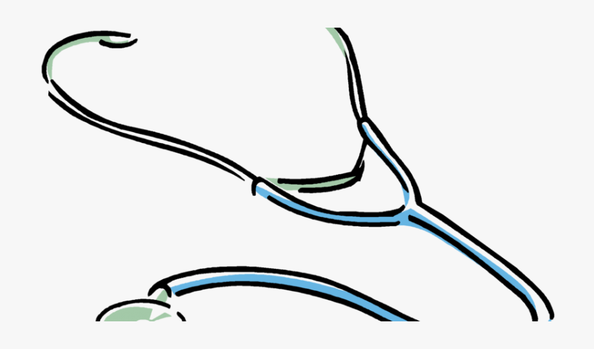 Transparent Stethoscope Silhouette Png - Doctor Clip Art Stethoscope, Png Download, Free Download