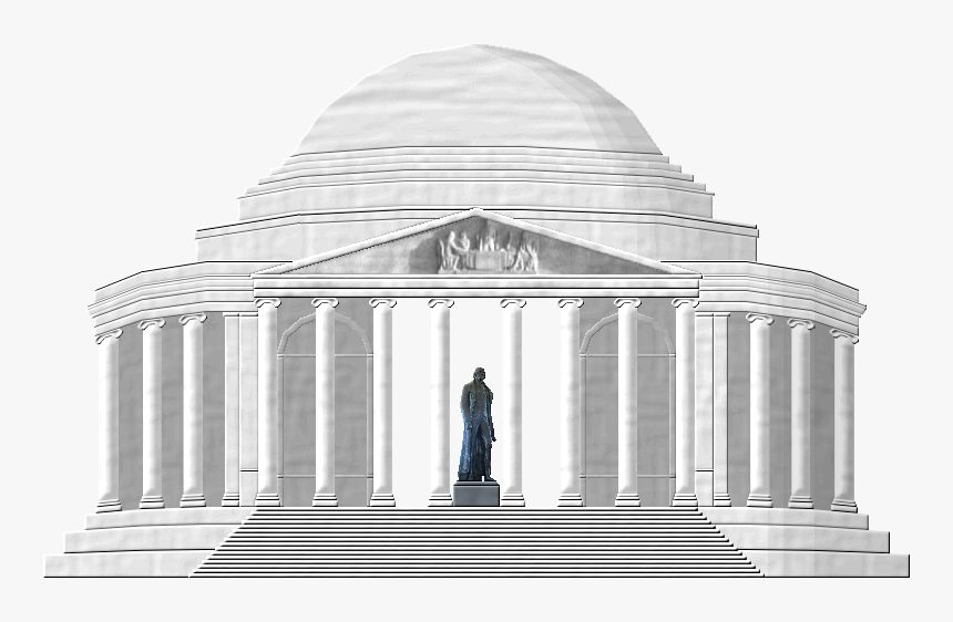 Thomas Jefferson Memorial Lincoln Memorial Monument - Thomas Jefferson Memorial, HD Png Download, Free Download