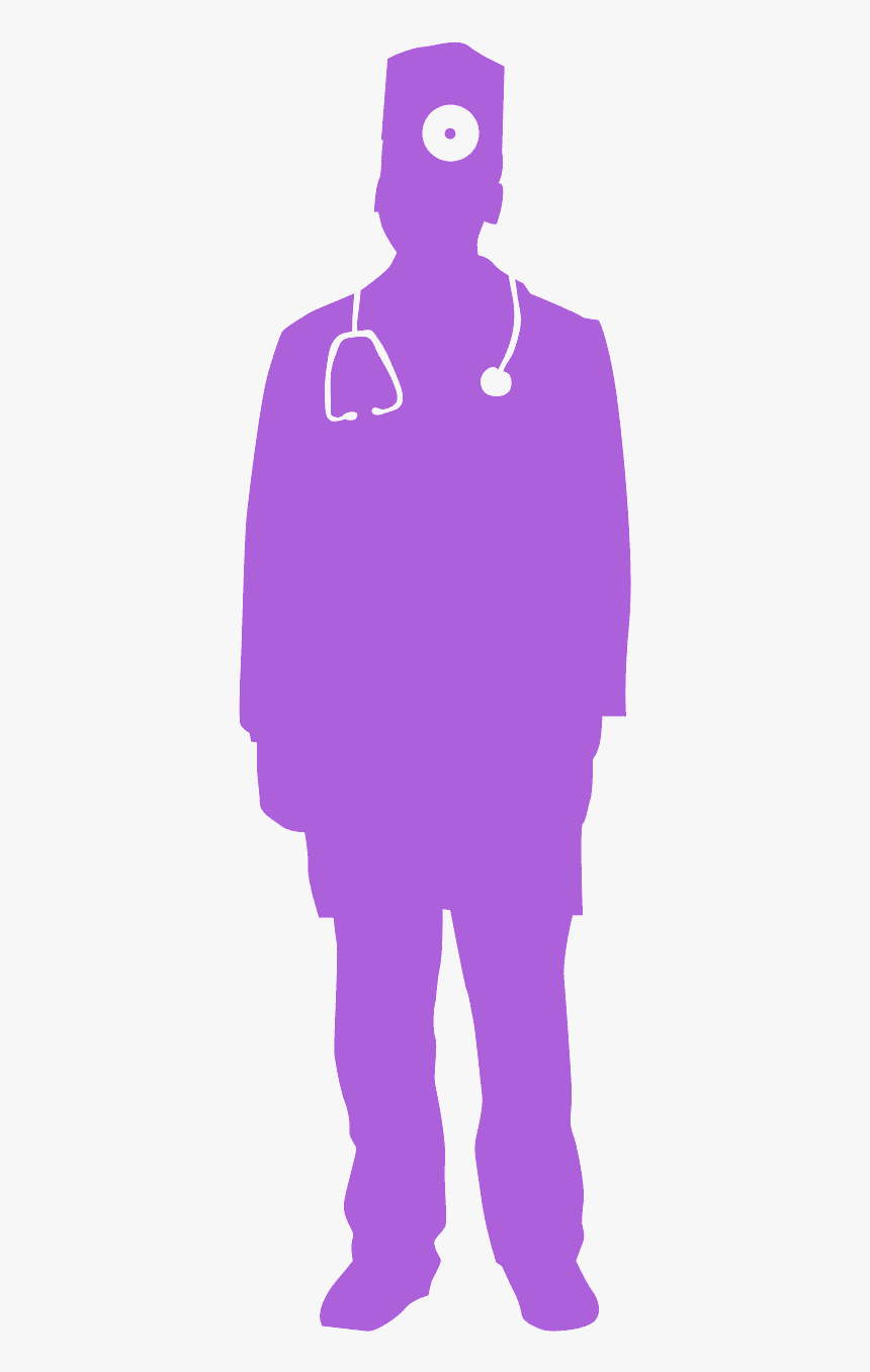 Red Silhouette Doctor, HD Png Download, Free Download