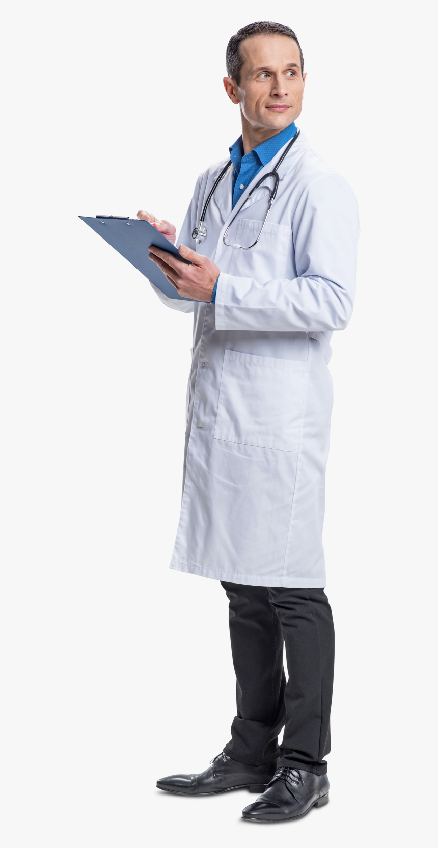 Transparent Man Standing Png - Cut Out People Doctor Png, Png Download, Free Download