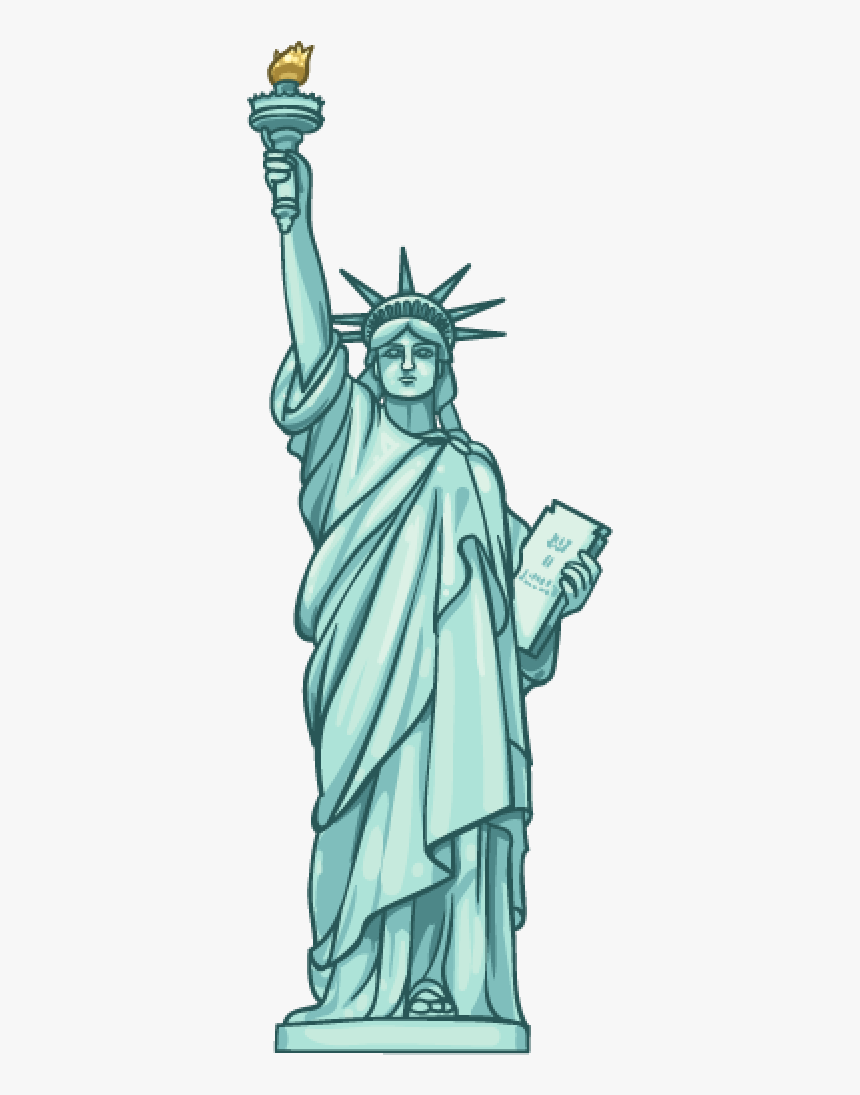 Statue Of Liberty Usa Monument - Statue Of Liberty Png, Transparent Png, Free Download