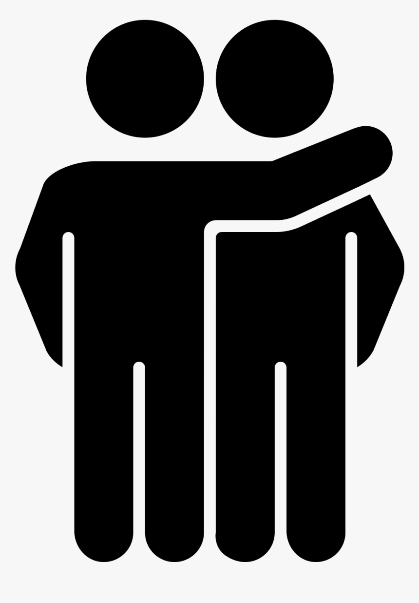 Computer Icons Vector Avatar - Friend Logo Black And White, HD Png Download, Free Download