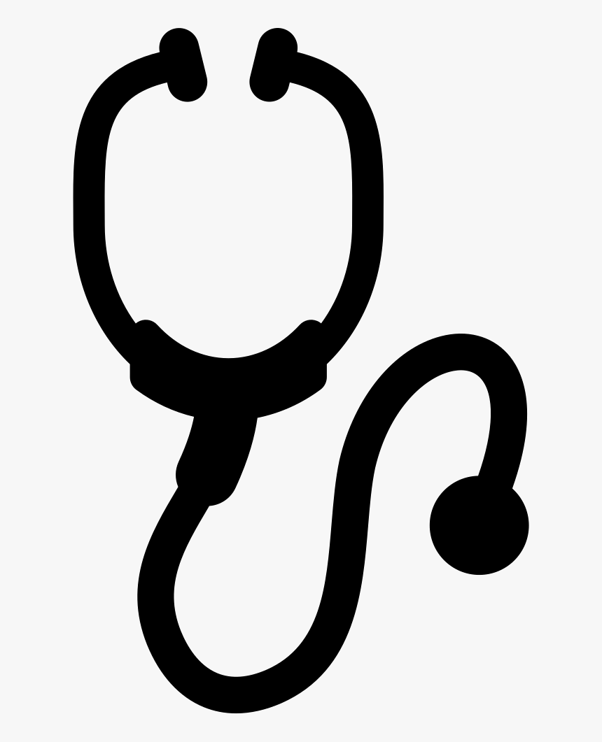 Fresh Stethoscope Svg Png Icon Free Download - Black And White Nurse Clipart, Transparent Png, Free Download