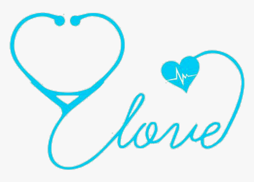 Stethoscope Love Clipart , Png Download - Heart, Transparent Png, Free Download
