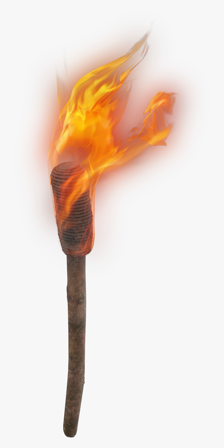 Hand Torch - Transparent Fire Torch, HD Png Download, Free Download