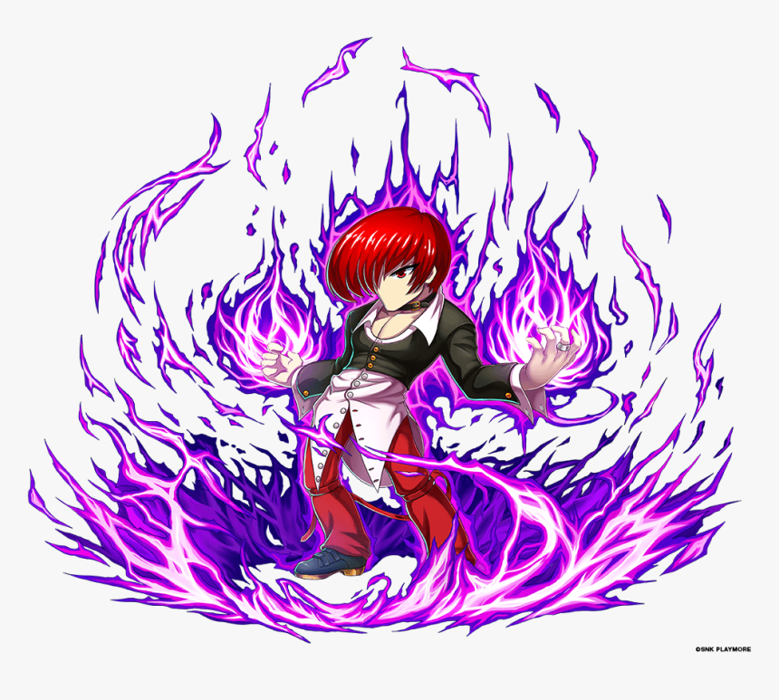 Kof Iori - Brave Frontier King Of Fighters, HD Png Download, Free Download