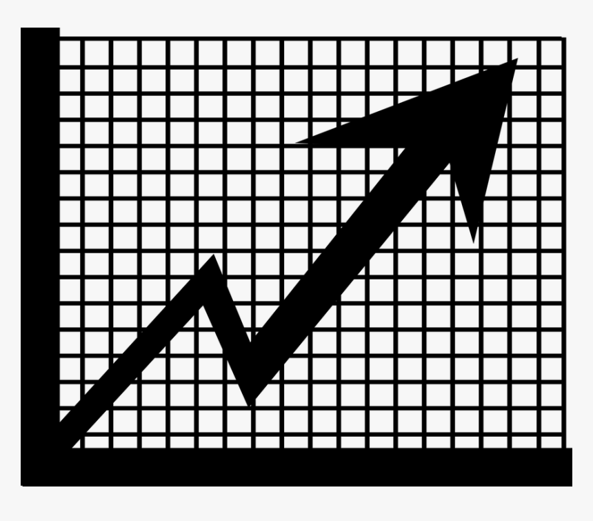 Estadistica, Flecha, Tabla - Statistic Black And White, HD Png Download, Free Download