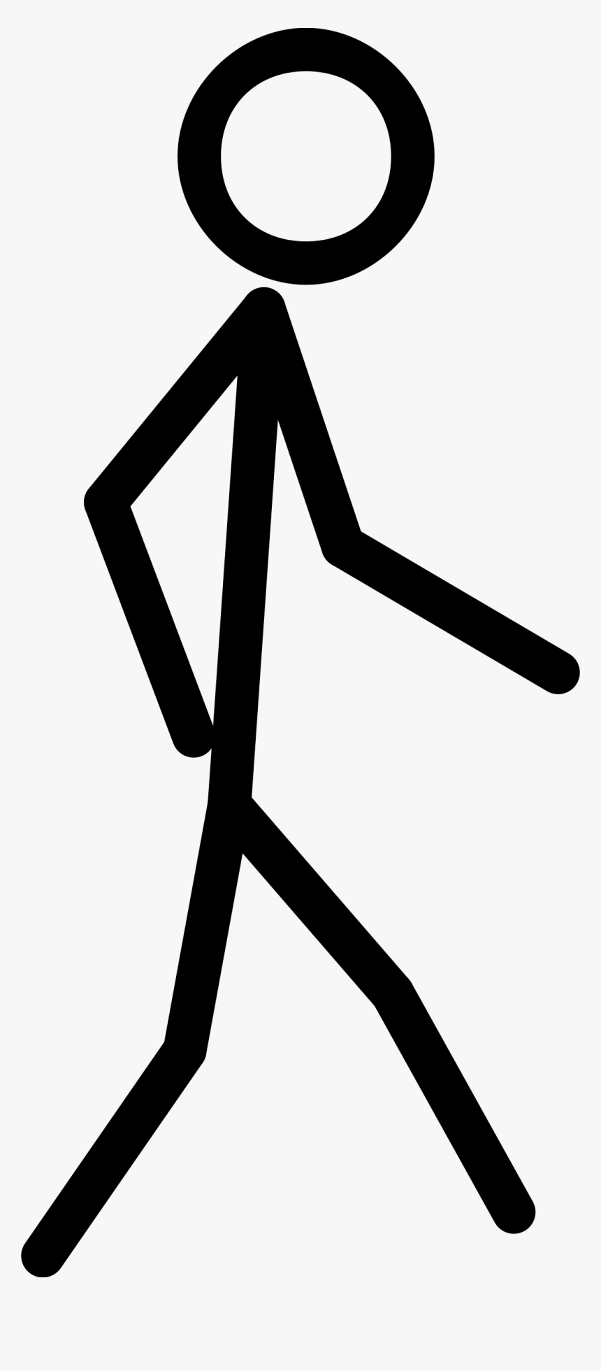 Doctor Clipart Stick Figure - Walking Stick Figure Clipart, HD Png Download, Free Download