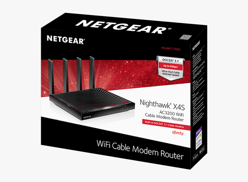 Netgear Nighthawk X4s - Netgear Nighthawk Ac1900 Nbn, HD Png Download, Free Download