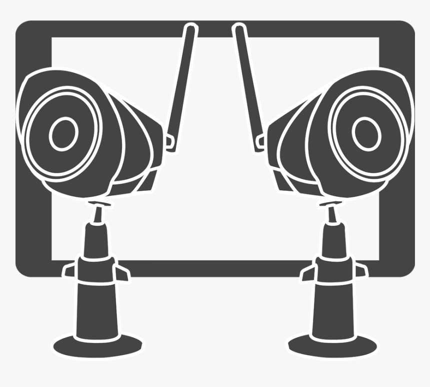 Home Monitoring Security System Icon - Monitoring Cameras Icon, HD Png Download, Free Download