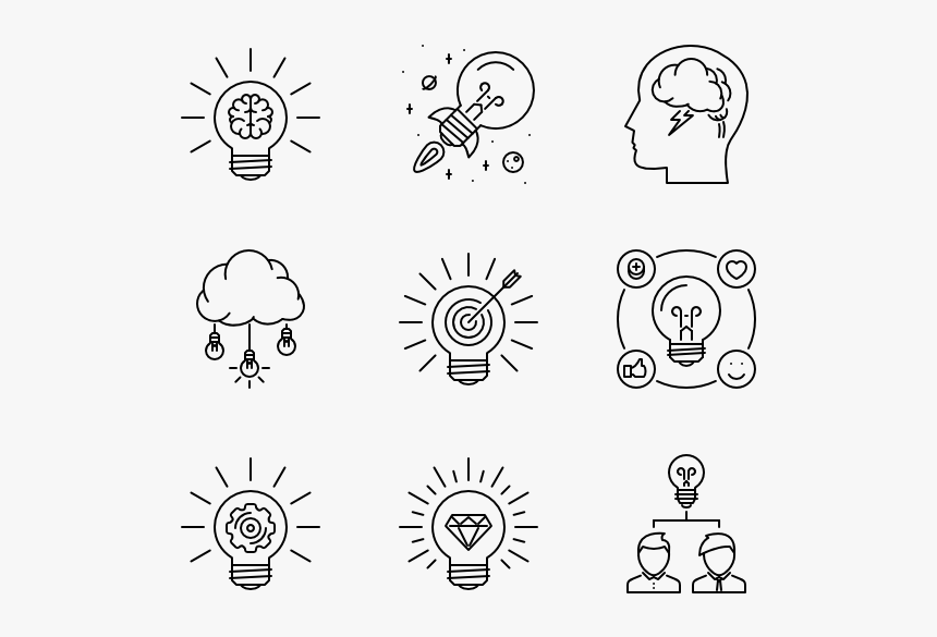 Idea - Line Art, HD Png Download, Free Download