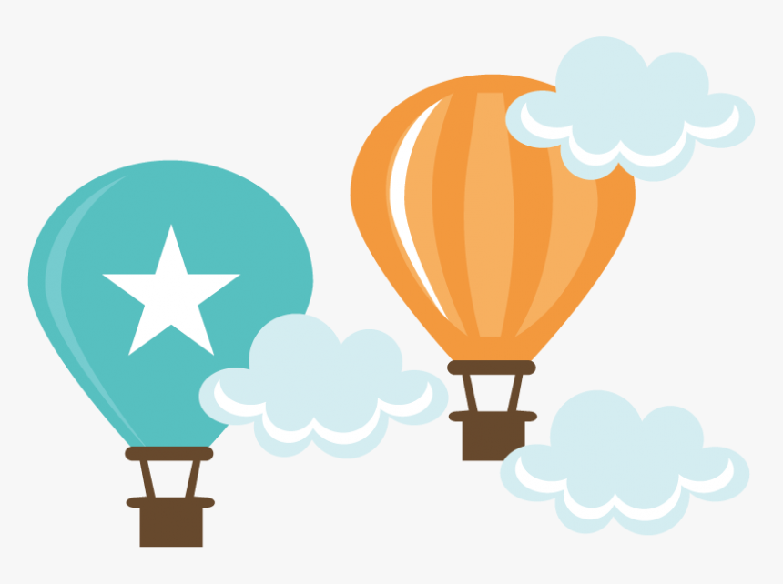 Transparent Balloon Clipart No Background - Cute Hot Air Balloon Png, Png Download, Free Download