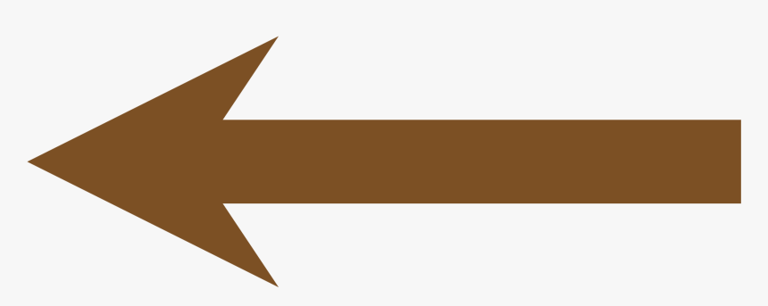 Short Left Arrow - Tan, HD Png Download, Free Download