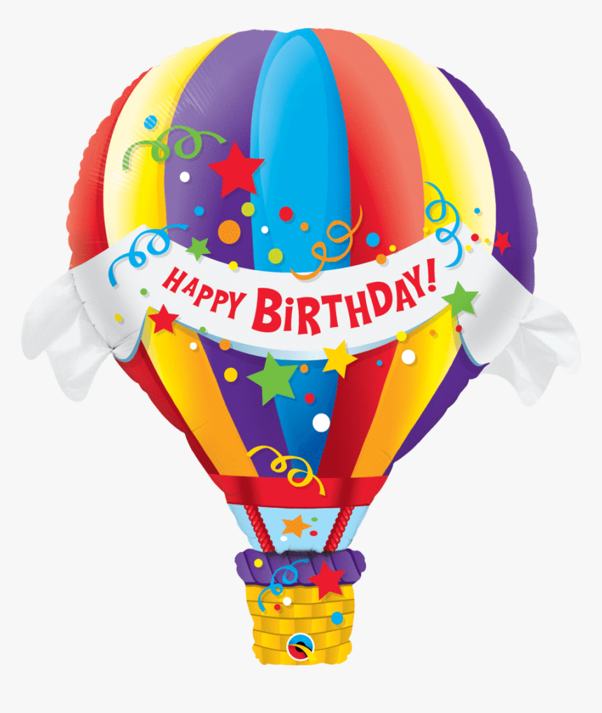 Hot Air Ballons Png - Hot Air Balloon Birthday, Transparent Png, Free Download