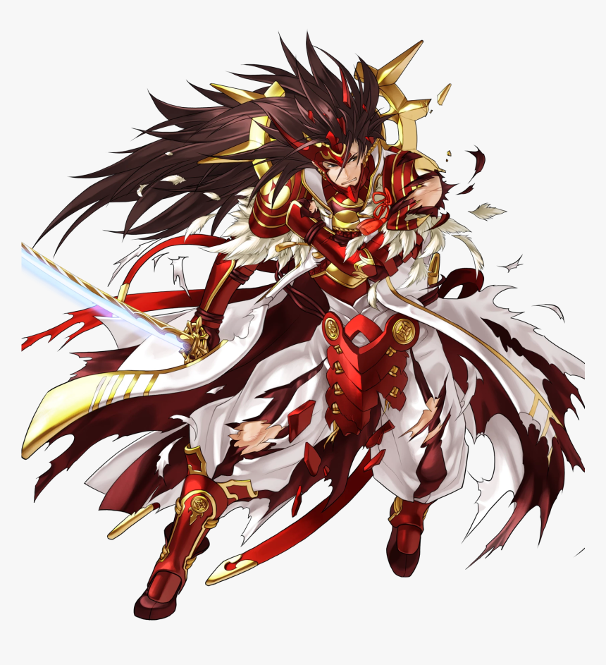 1boy Armor Brown Eyes Brown Hair Bruise Cuts Damaged - Fire Emblem Heroes Ryoma, HD Png Download, Free Download