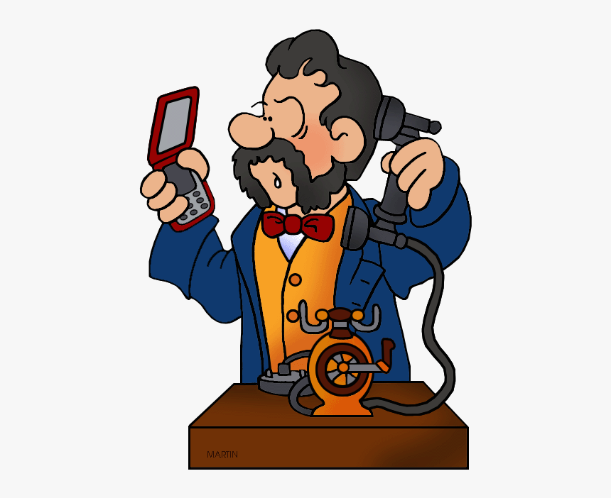 Invention Cliparts - Alexander Graham Bell Clipart, HD Png Download, Free Download