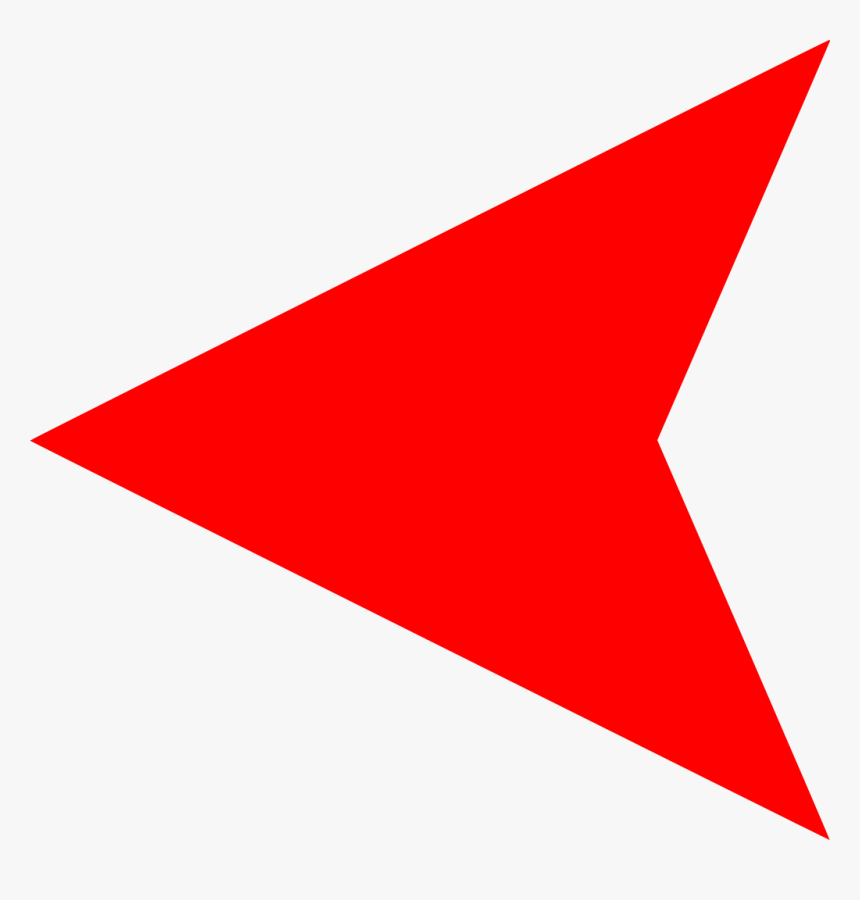 Triangle Shape Red Png, Transparent Png, Free Download