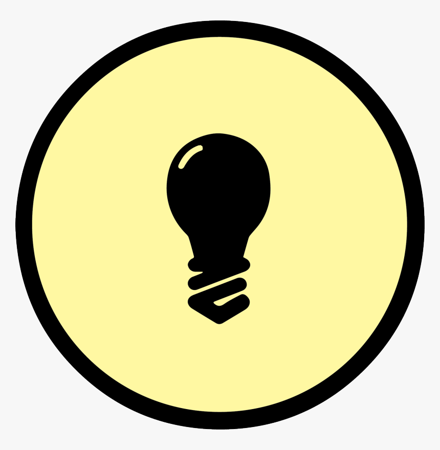 Light Bulb Silhouette Png, Transparent Png, Free Download