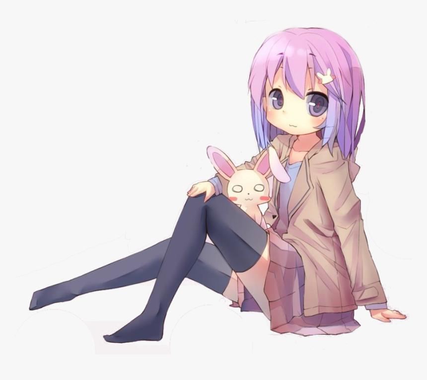 Transparent Cartoon Girl Png - Anime Girl Transparent Background, Png Download, Free Download