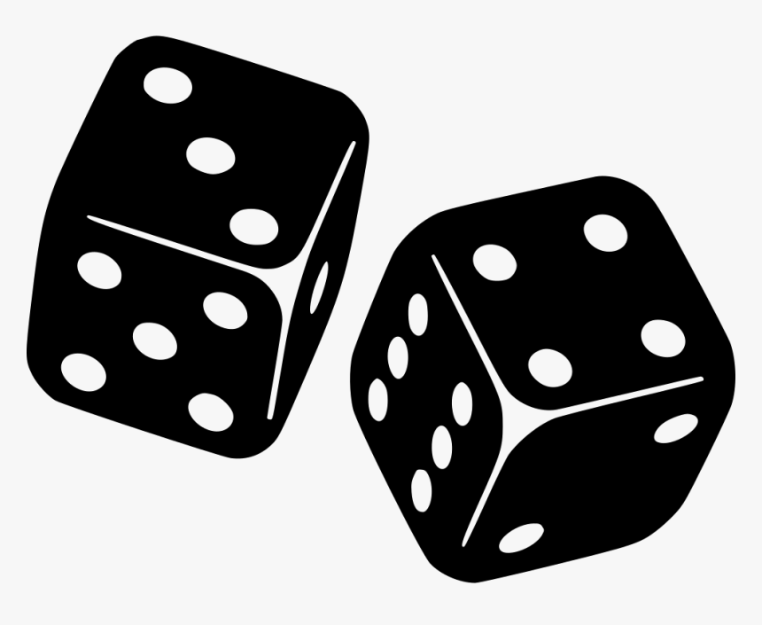 Dice Png - Black And White Dice Png, Transparent Png, Free Download