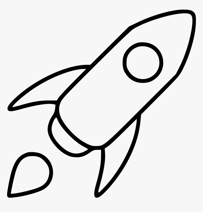 Rocket Startup Shuttle Galaxy Launch Spaceship Space - Rocket Icon Thin Line, HD Png Download, Free Download