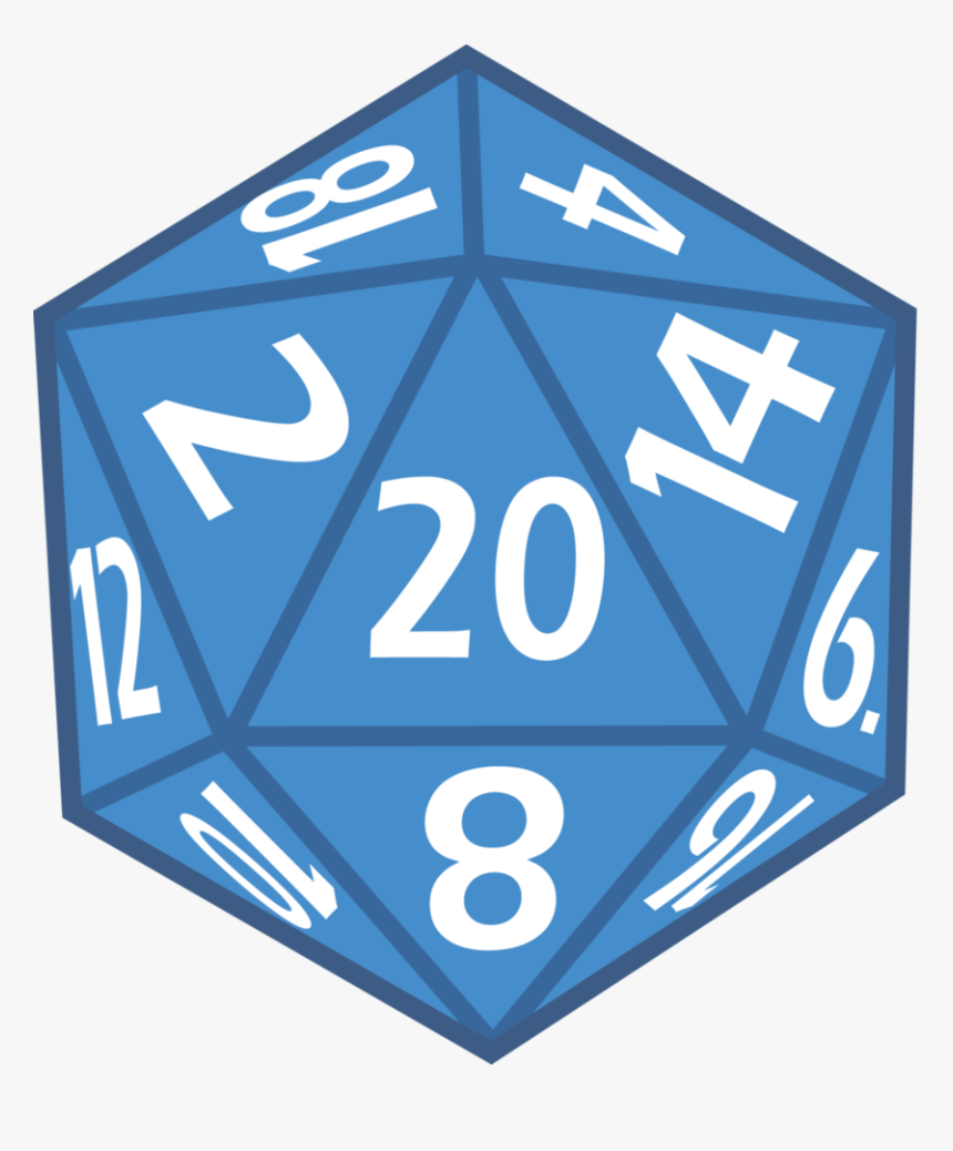 Transparent Dice Png - Transparent 20 Sided Dice, Png Download, Free Download