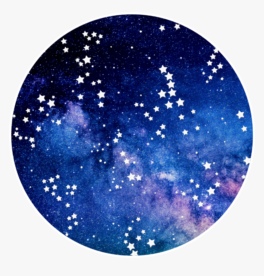 #circle #space #stars #galaxy #icon #iconbase - Circle Galaxy Background Transparent, HD Png Download, Free Download