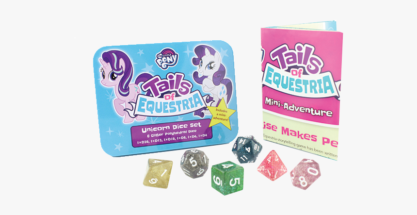 Unicorn Dice Set For Tails Of Equestria By River Horse - Tails Of Equestria Würfel, HD Png Download, Free Download