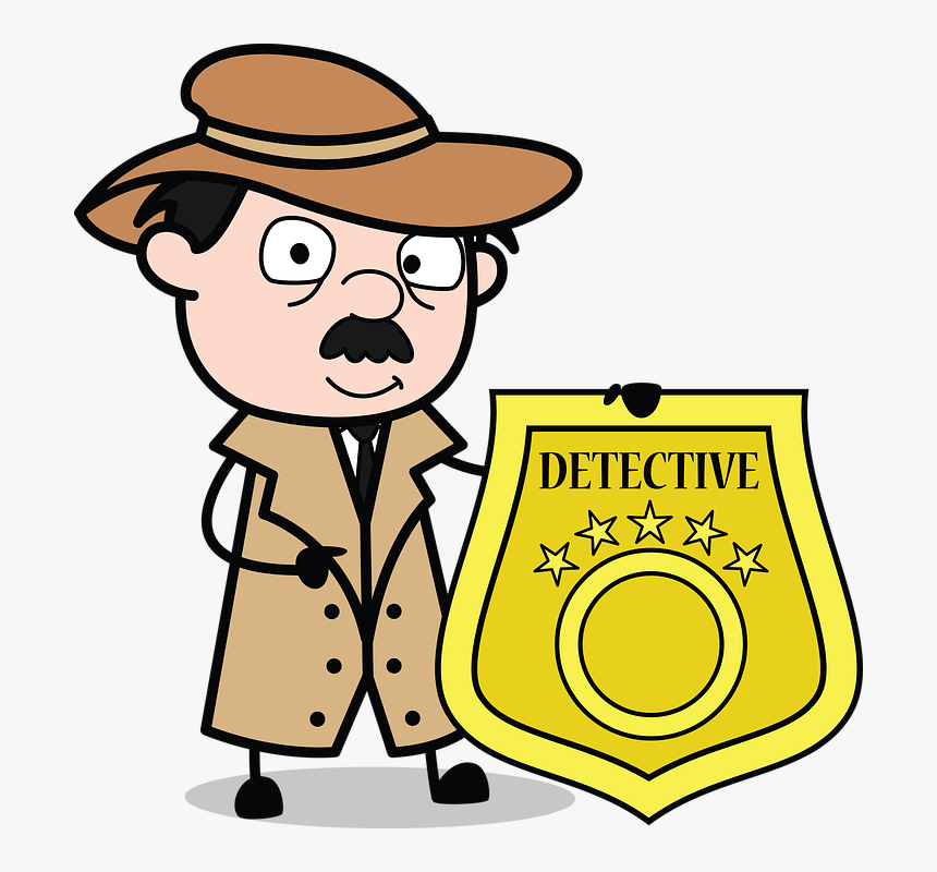 Professional, Inspector, Police, Agent, Fbi, Evidence - Cartoon Funny Old Man, HD Png Download, Free Download