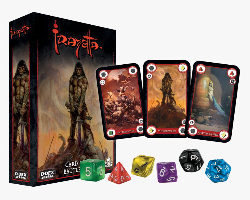 Frazetta Card & Dice Battle Game - Frazetta Card & Dice Battle Game, HD Png Download, Free Download