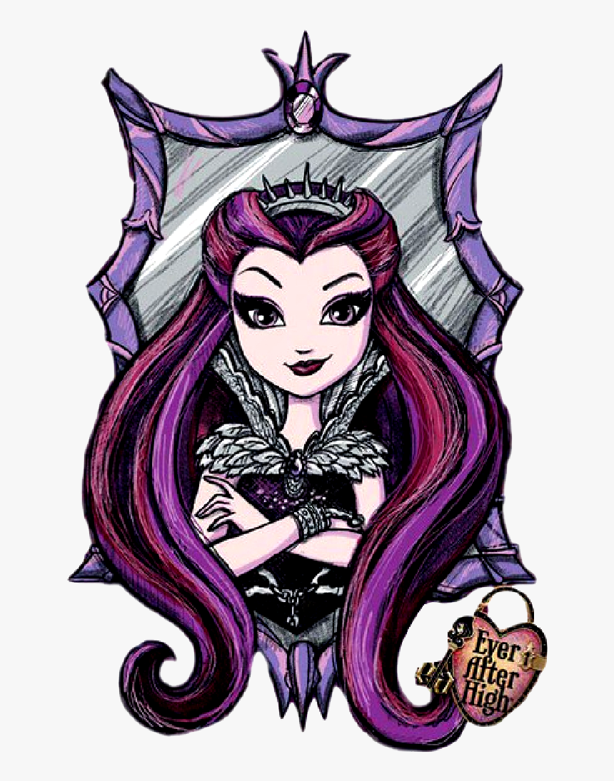 Apple White And Raven Queen Book Art Ever After High - Ever After High Raven Queen Art, HD Png Download, Free Download