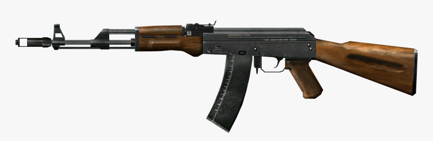 Ak 74 Png - Cartoon Ak47, Transparent Png, Free Download