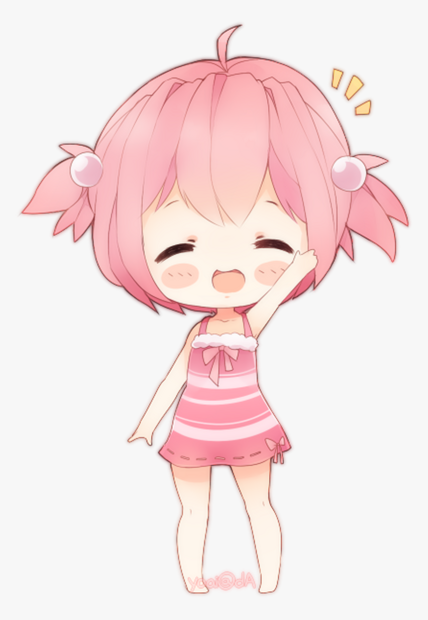 Transparent Anime Png Images - Cute Anime Girl Chibi, Png Download, Free Download