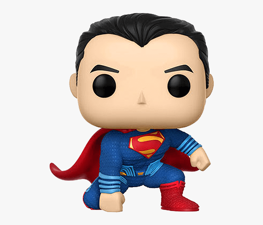 Cartoon,hero,action Figure,justice League,figurine,stuffed - Funko Pop Superman Justice League, HD Png Download, Free Download