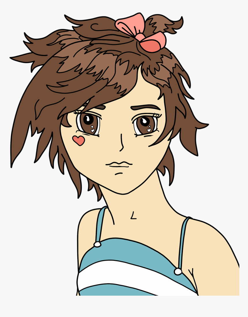 Girl, Manga, Young Girl, Anime, Cartoon Girl, Teenager - Cartoon, HD Png Download, Free Download