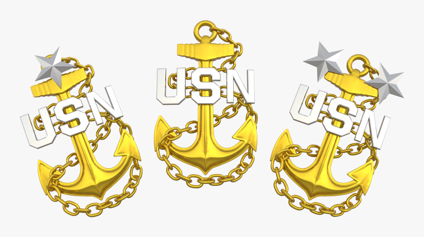 Navy Chief Anchor Set, Navy Chief Anchor, Chief Anchor, - Navy Chief Fouled Anchors, HD Png Download, Free Download