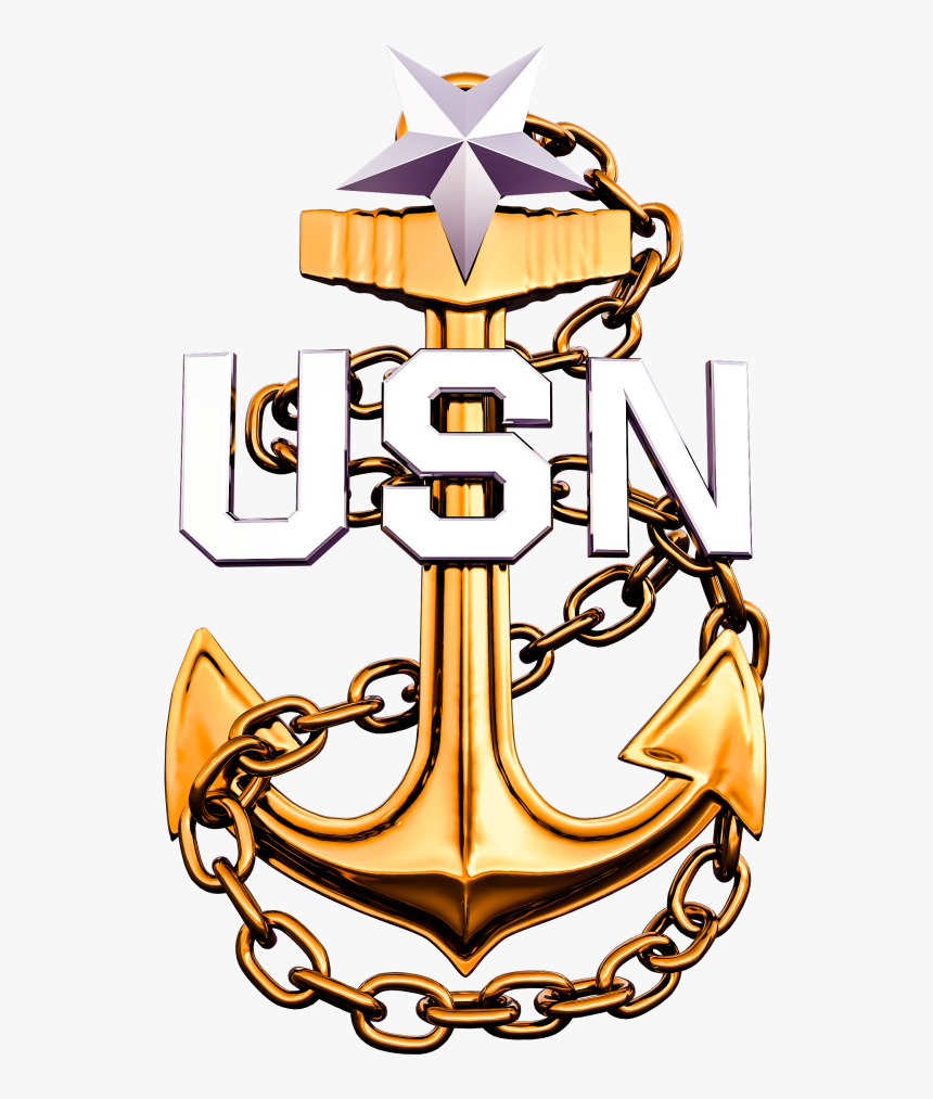 Navy Chief Fouled Anchors, HD Png Download, Free Download