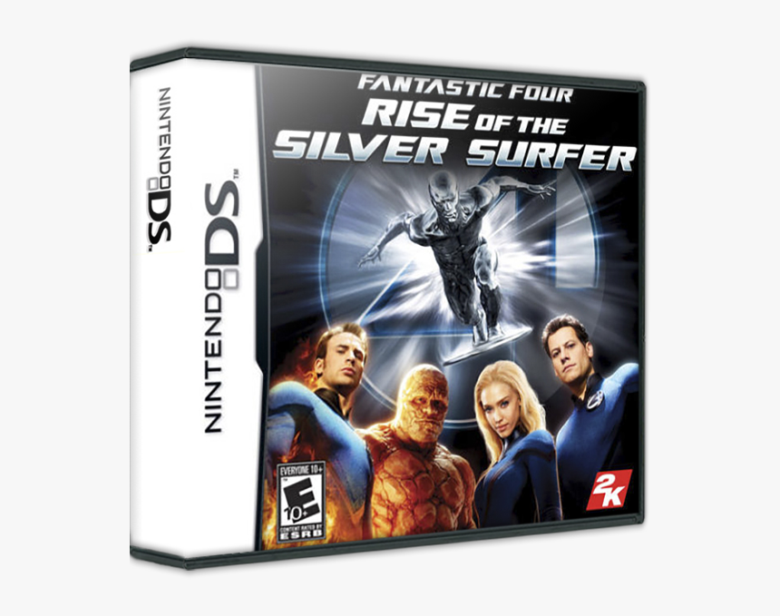 Nintendo Ds Fantastic Four Rise Of The Silver Surfer, HD Png Download, Free Download