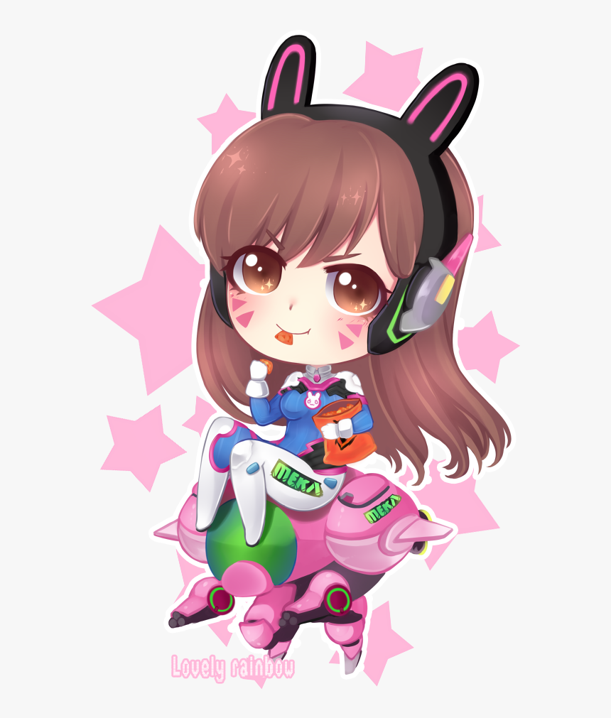 Transparent Mei Overwatch Png - Overwatch Chibi Dva Png, Png Download, Free Download