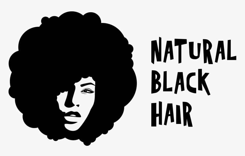 Natural Hair Png - Natural Black Hair Vector, Transparent Png, Free Download