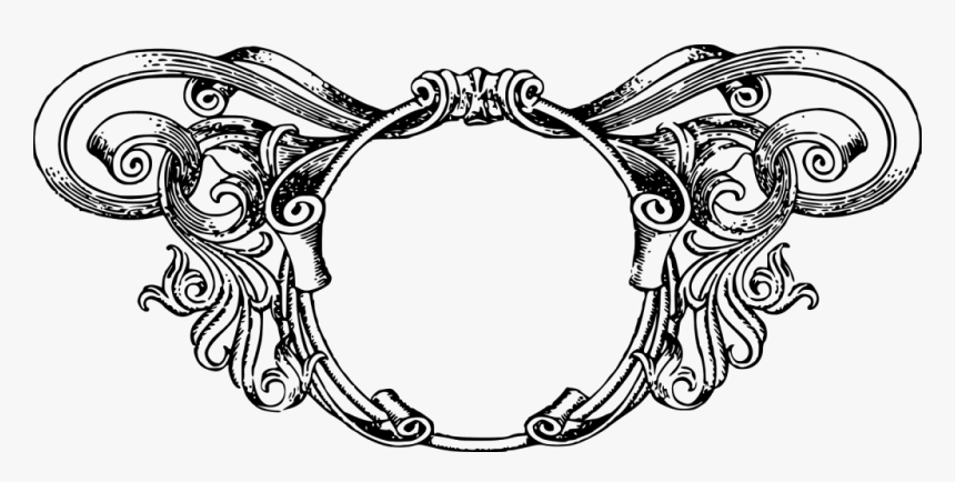 Vintage Ornate Circle Frame - Sadi Card Logo Png, Transparent Png, Free Download