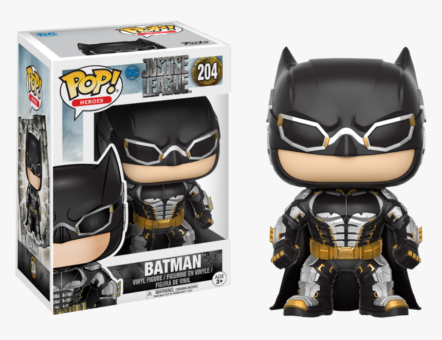 Batman Pop Vinyl Png - Funko Pop Batman Justice League, Transparent Png, Free Download