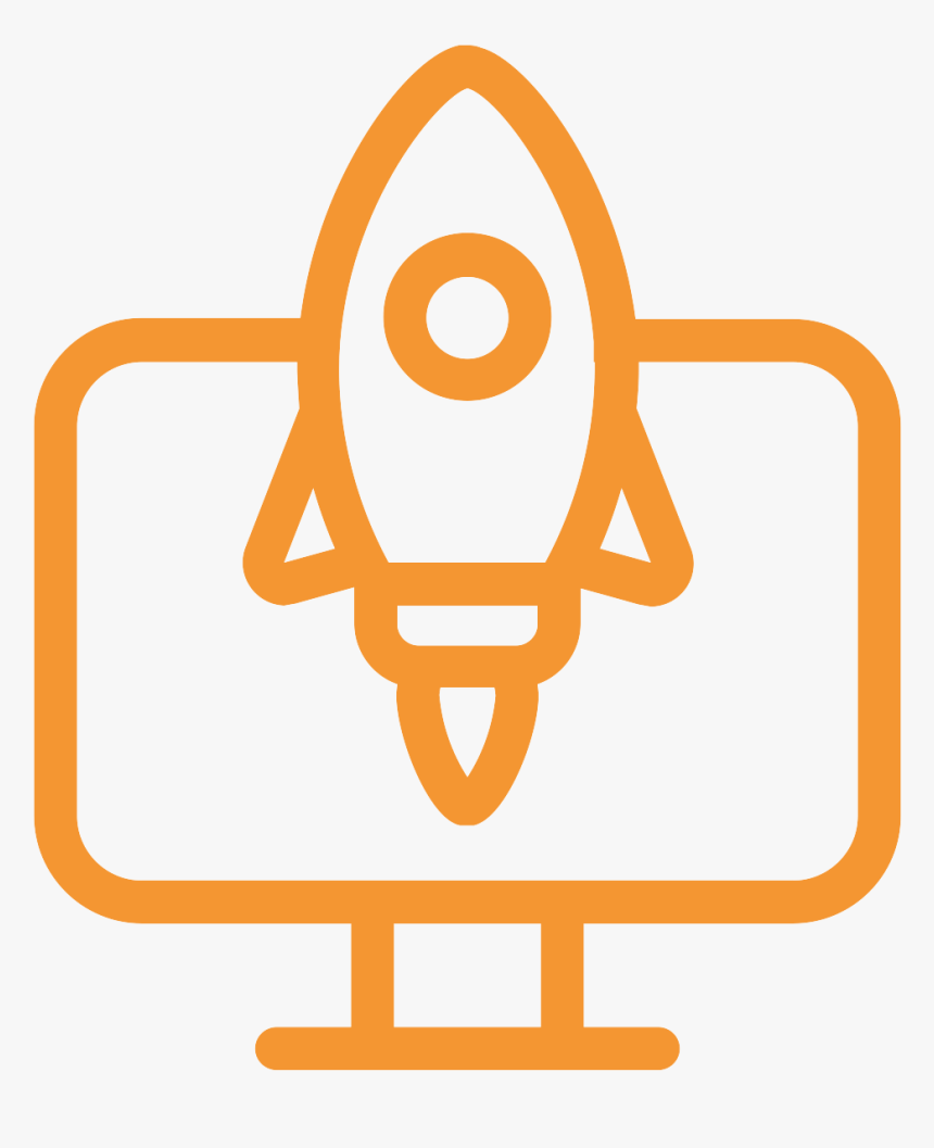 Icon Computer Rocket O - Computer, HD Png Download, Free Download