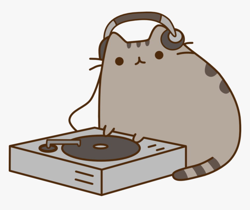 Nutella Clipart Pusheen - Pusheen Dj Png, Transparent Png, Free Download