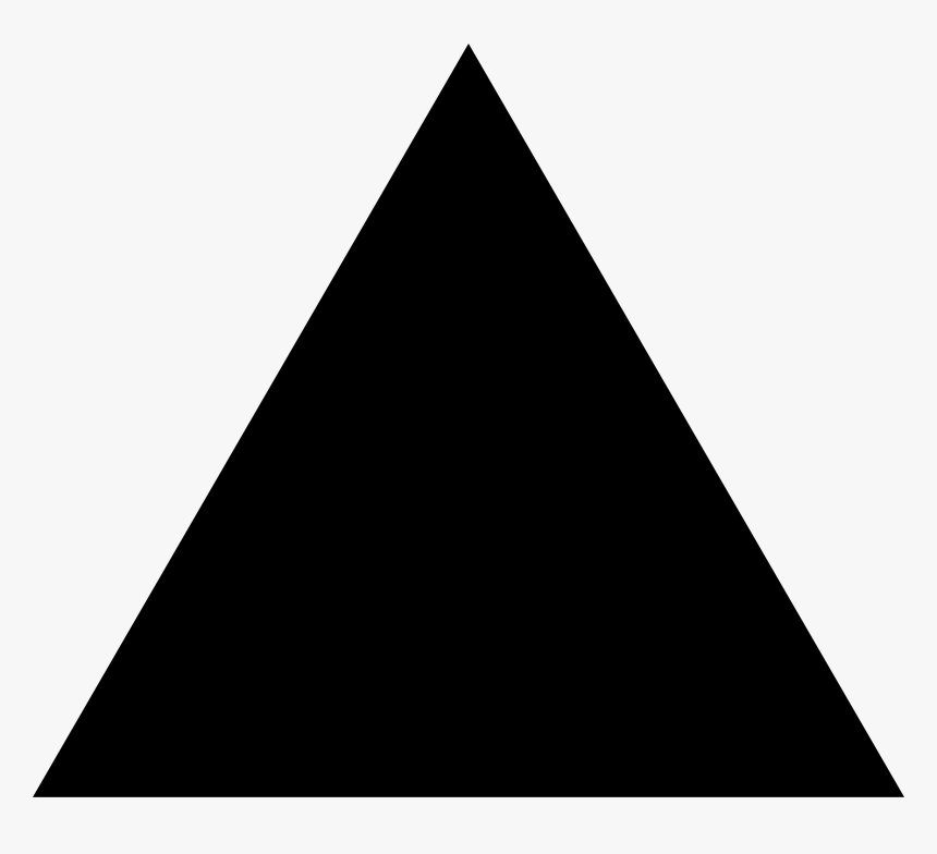Black Triangle Png - Black Triangle Png Transparent, Png Download, Free Download
