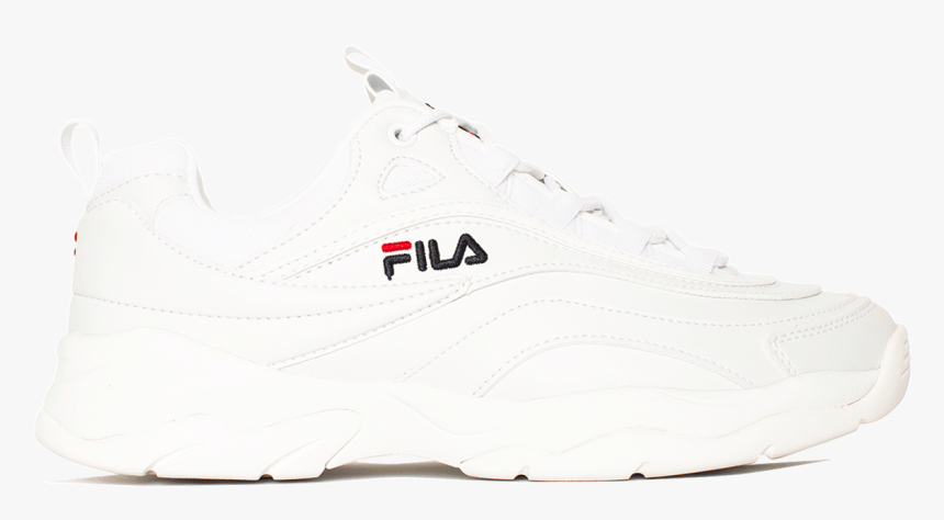 Fila Sneakers Ray Low Woman White - Fila White Shoes, HD Png Download, Free Download