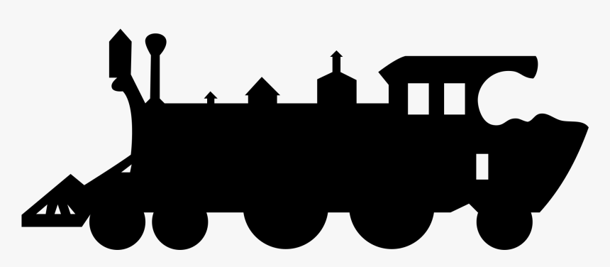 Steam Locomotive At Getdrawings - Steam Train Png Silhouette, Transparent Png, Free Download