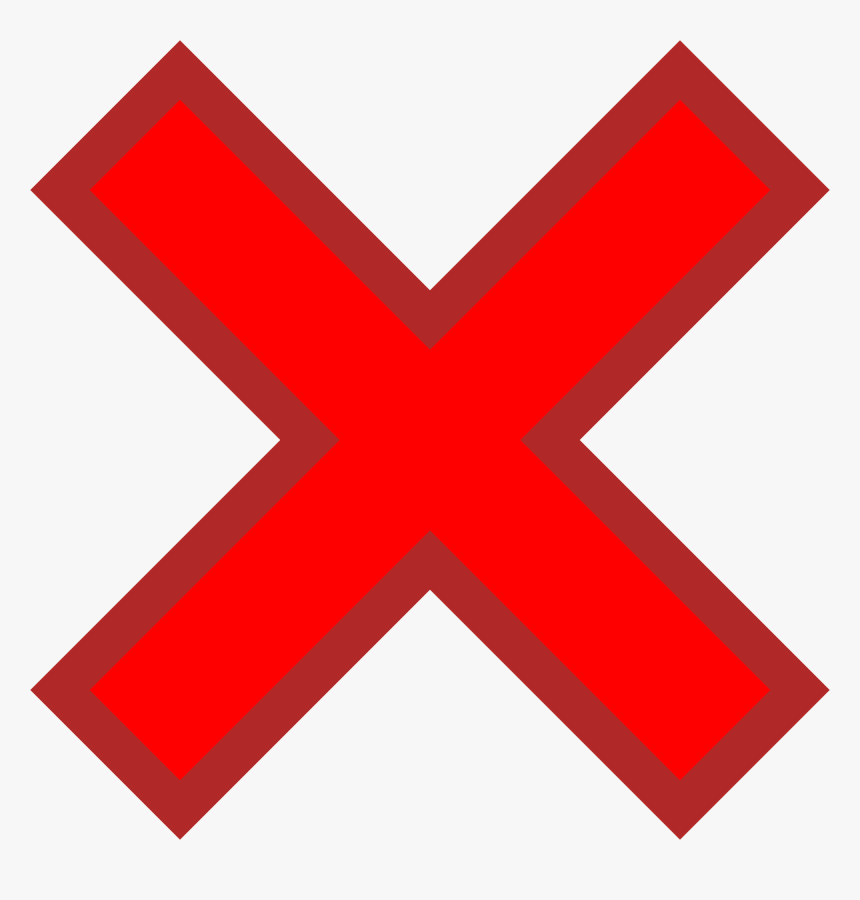 File - No-symbol - Svg - Wikimedia Commons - Transparent Background Cross Symbol, HD Png Download, Free Download