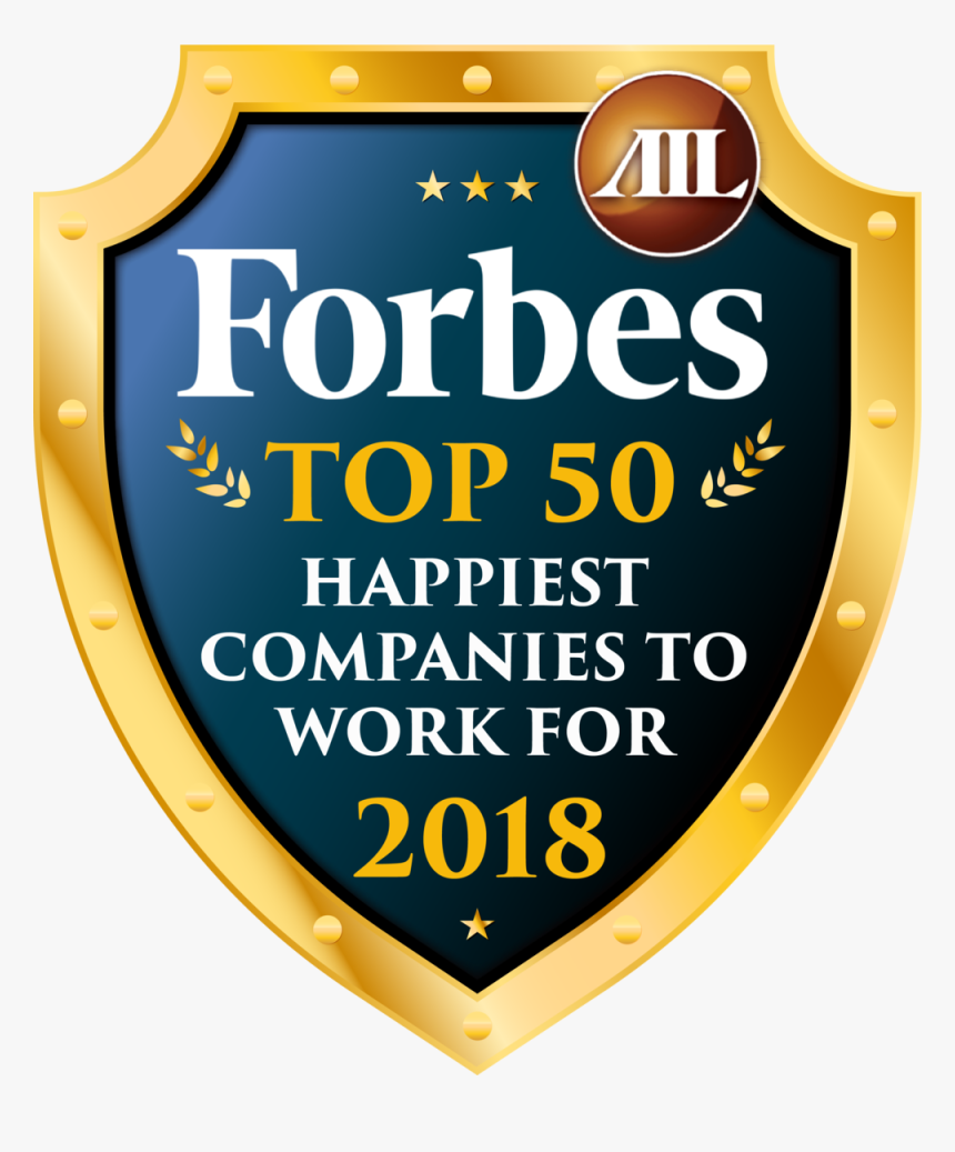 Forbes Top 50 Happiest Companies To Work For 2018 2 - Forbes Magazine, HD Png Download, Free Download