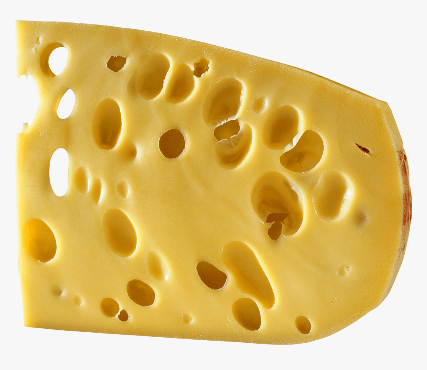Cheese Gruyere Photo Slice - Swiss Cheese Transparent Background, HD Png Download, Free Download